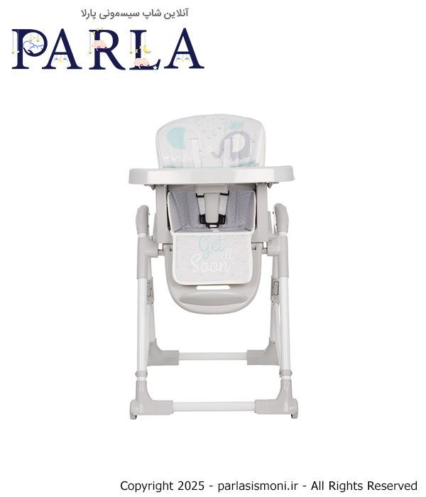 صندلی غذاخوری کودک بی بی ماک طرح فیل سبز