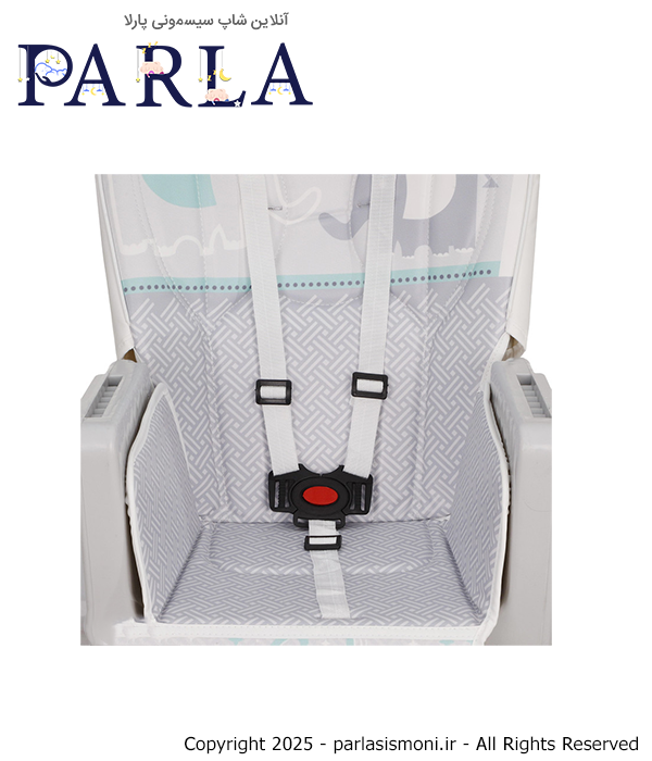 صندلی غذاخوری کودک بی بی ماک طرح فیل سبز