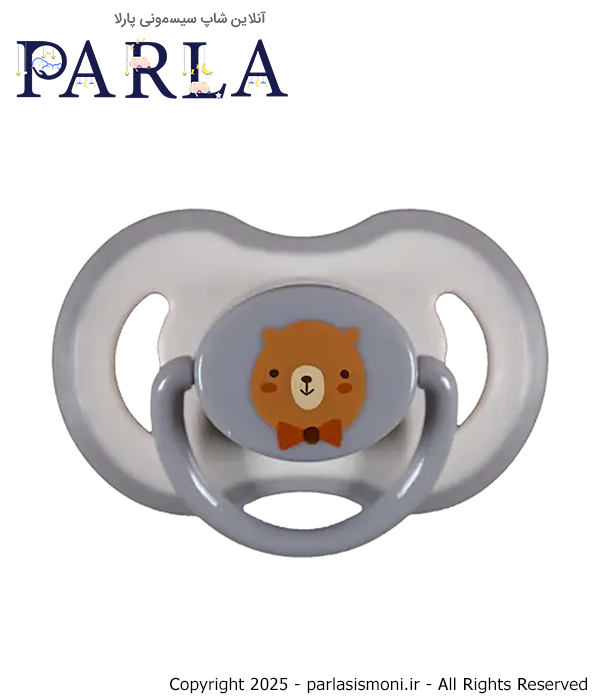 پستانک بادامی بیبیلند مدل اولتراسافت طرح اونت کد ۲۱۲ طرح خرس