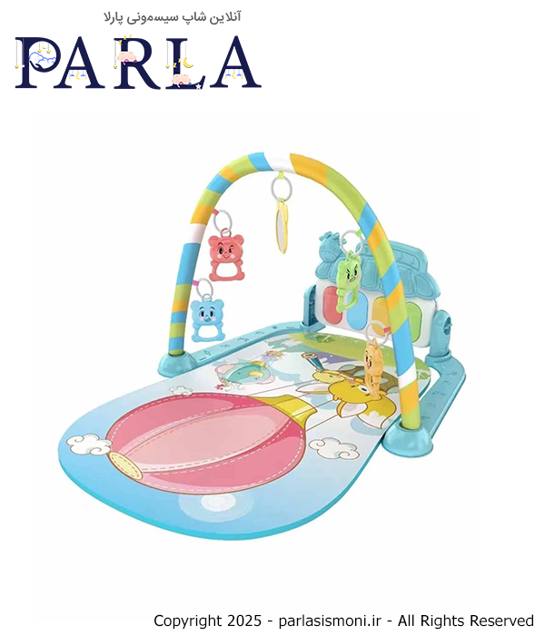 تشک بازی موزیکال پیانویی Children’s Pedal piano طرح آبی