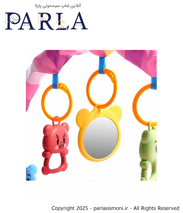 تشک بازی موزیکال پیانویی Children’s Pedal piano طرح زرافه صورتی