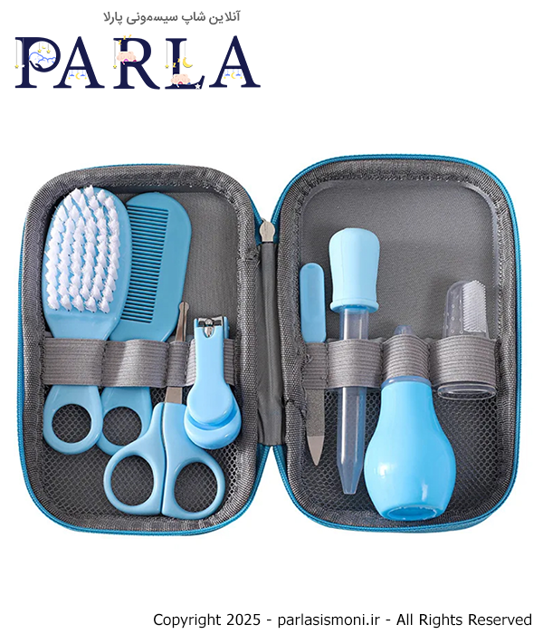 ست بهداشتی 8 تکه Sebi bebe رنگ آبی