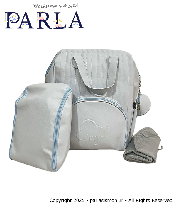 کوله پشتی لوازم نوزاد طرح مایورال ببتو Bebetto رنگ طوسی