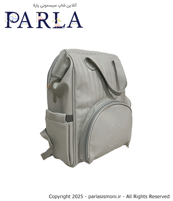 کوله پشتی لوازم نوزاد طرح مایورال ببتو Bebetto رنگ طوسی