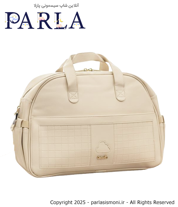 ساک لوازم رو دوشی طرح گربه نانسی برند ببتو (Bebetto) رنگ کرم