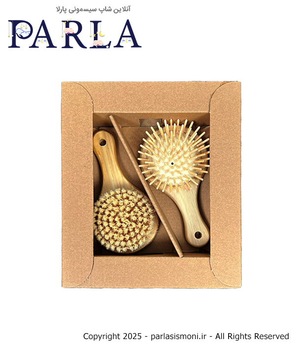 ست شانه و برس نوزاد 2 تکه چیکو Chicoo