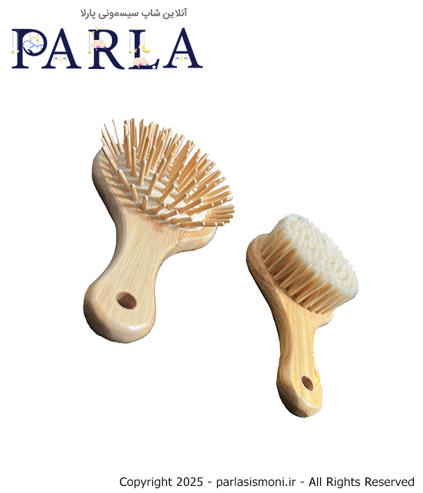 ست شانه و برس نوزاد 2 تکه چیکو Chicoo