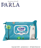 دستمال مرطوب کودک روغن زیتون ویکر wee care ۷۲ عددی