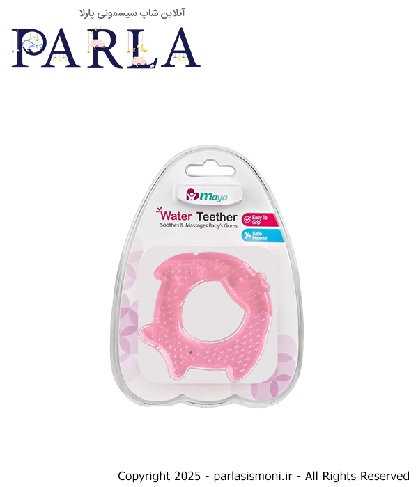 دندان گیر مایع مدل ماهی مایا Maya رنگ صورتی سیسمونی آنلاین شاپ پارلا