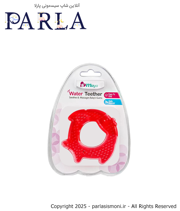 دندان گیر مایع مدل ماهی مایا Maya رنگ قرمز سیسمونی آنلاین شاپ پارلا