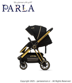 کالسکه کودک baby6 بی بی استار Baby star رنگ مشکی سیسمونی آنلاین شاپ پارلا