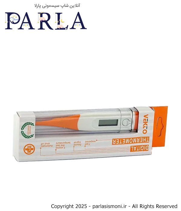 تب سنج دیجیتالی وکتو vekto رنگ نارنجی سیسمونی آنلاین شاپ پارلا