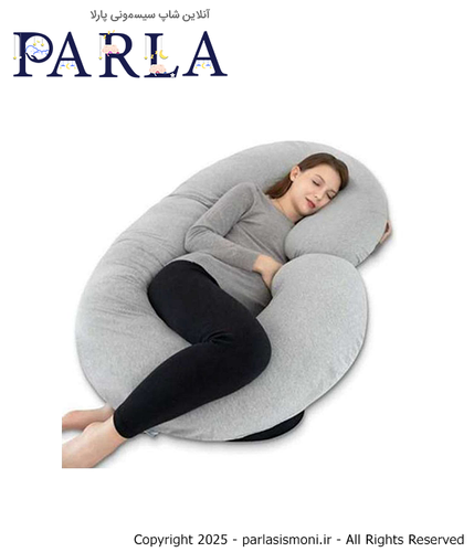 بالش بارداری C شکل دیروحه Dieruhe رنگ طوسی سیسمونی آنلاین شاپ پارلا