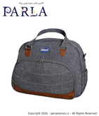 ساک لوازم نوزاد چیکو مدل بیضی chicco رنگ نوک مدادی سیسمونی آنلاین شاپ پارلا